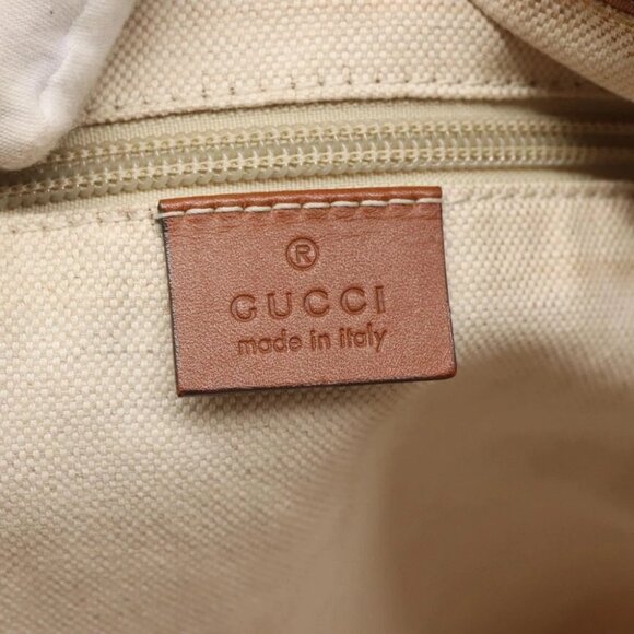 GUCCI GG Canvas Tote Bag Nylon Pink Gold 295252 Auth 129450 - Picture 8 of 16